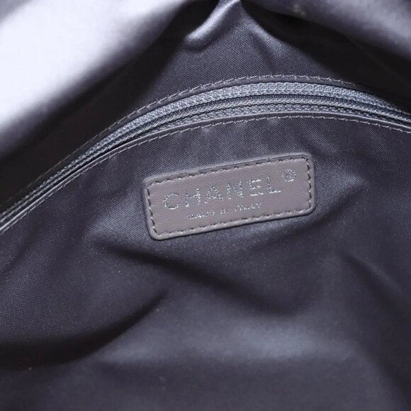 CHANEL Chain Shoulder Bag Enamel Silver CC Auth - Picture 14 of 16